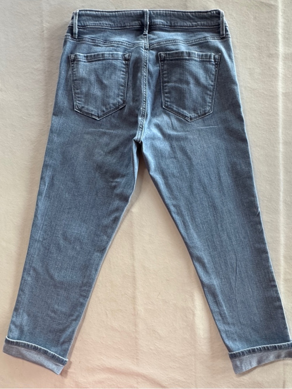 LOFT Curvy Cuffed Crop Mid-Rise Jeans (29/8) - Picture 4 of 15